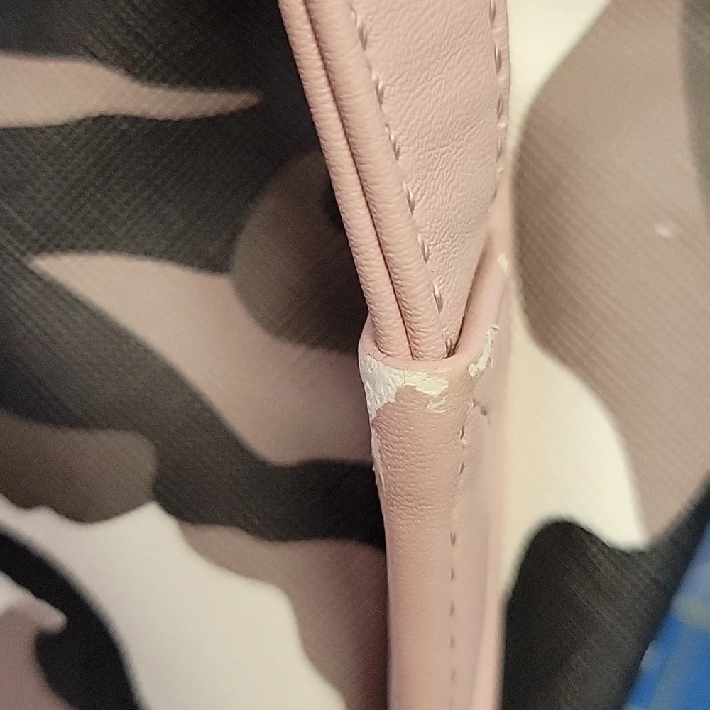 Guess Camo Pink, Gray & Black Backpack with Structured Design Preloved